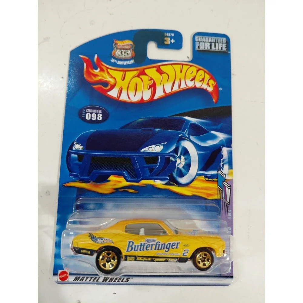 NIP Hot Wheels 1:64 Die Cast Butterfinger 1970 Chevrolet Chevelle SS Muscle Car